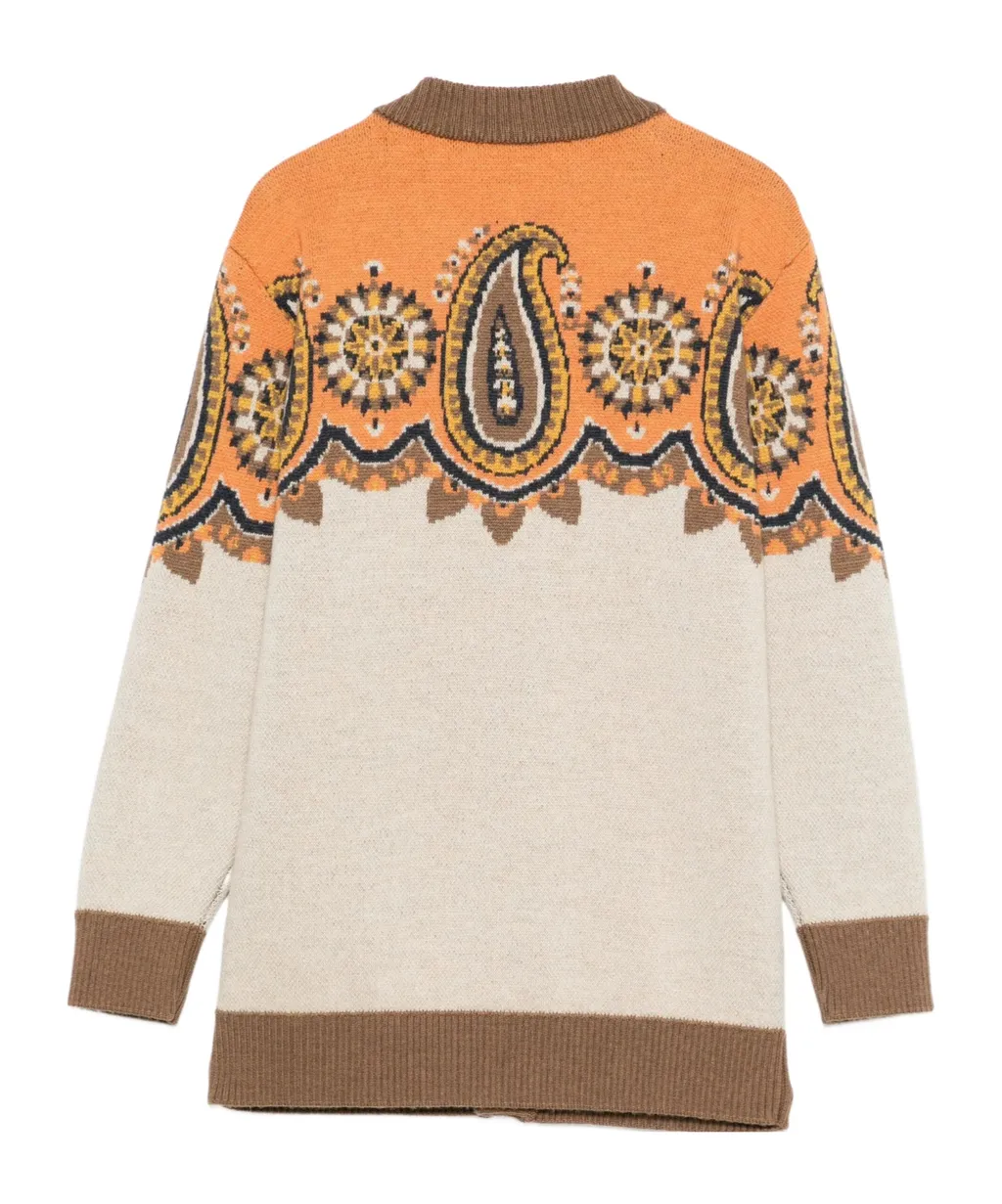 Printed Cardigan