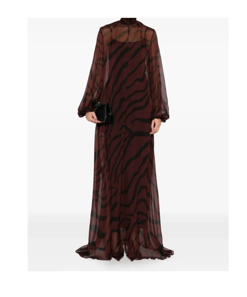 Zebra-Print Dress