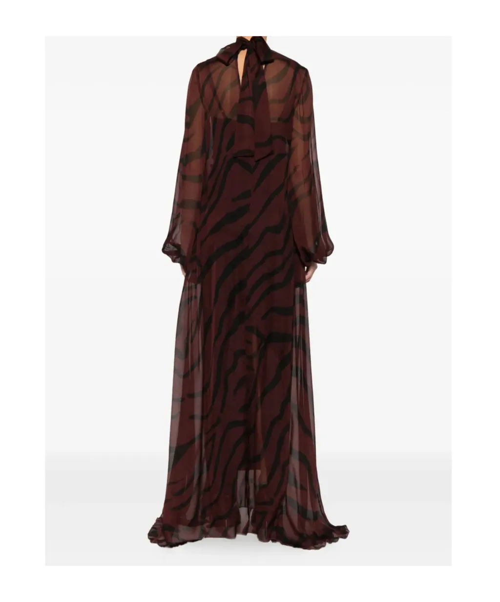 Zebra-Print Dress
