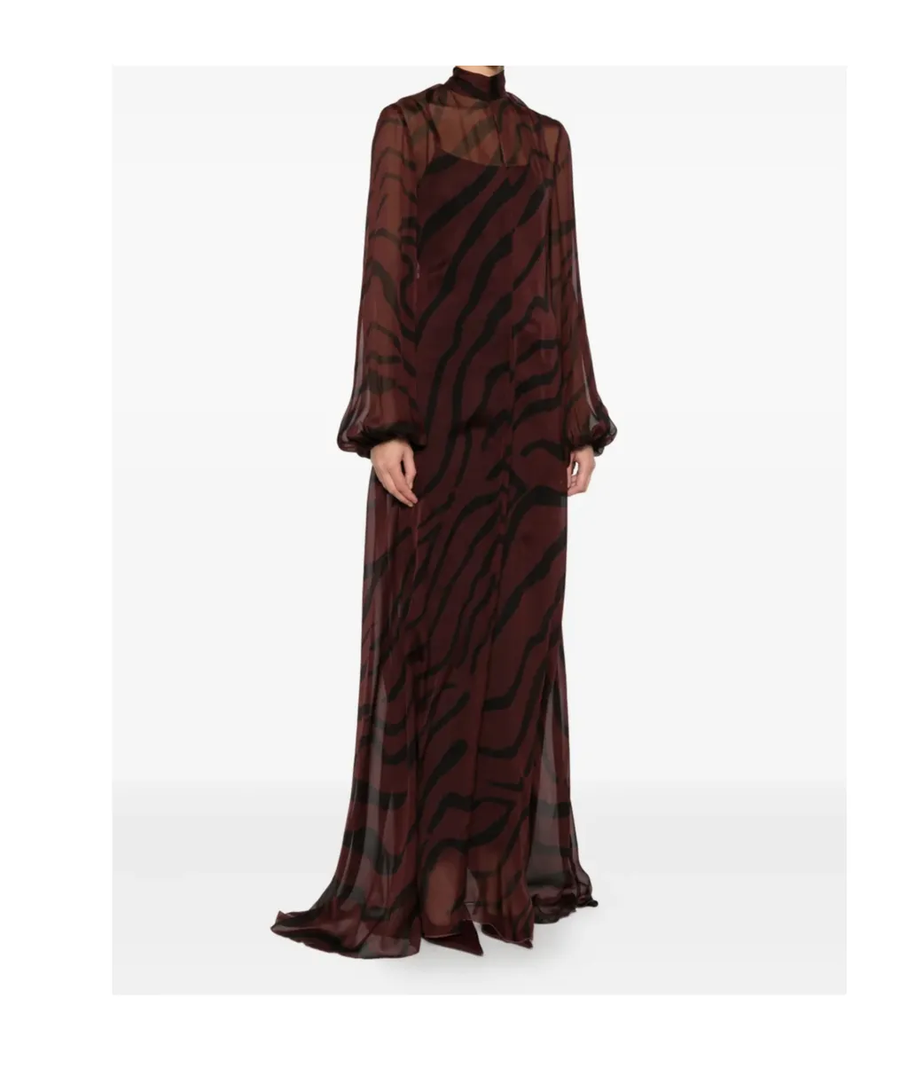 Zebra-Print Dress