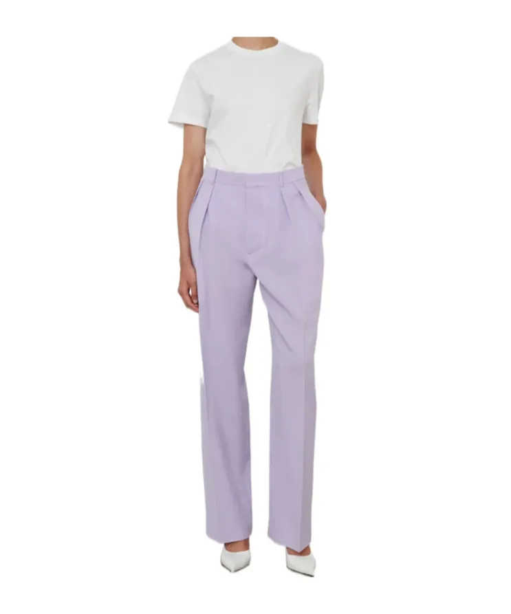 Tapered Low-Rise Casual Pants