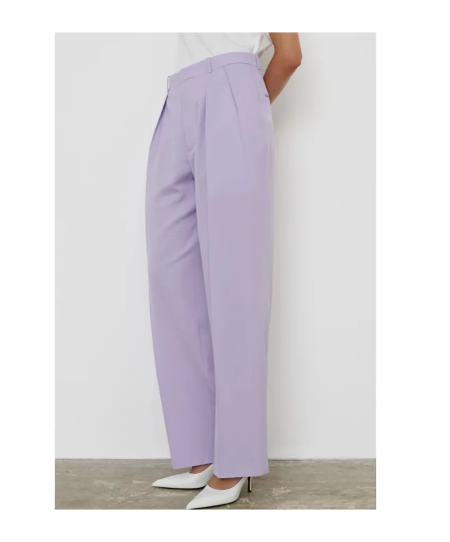 Tapered Low-Rise Casual Pants