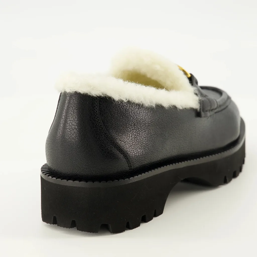 Valentino Vlogo Signature Slip-On Flat Shoes