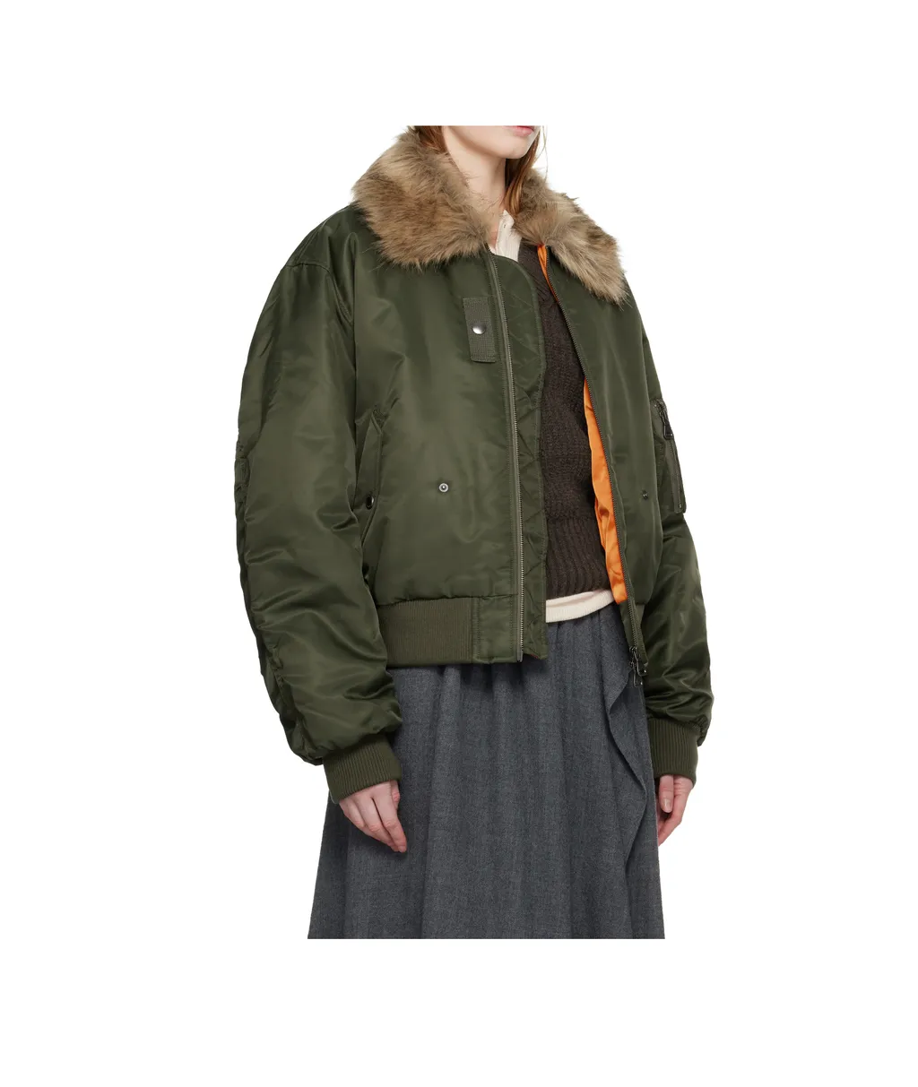 Fur Collar Ma-1 Pilot Jacket