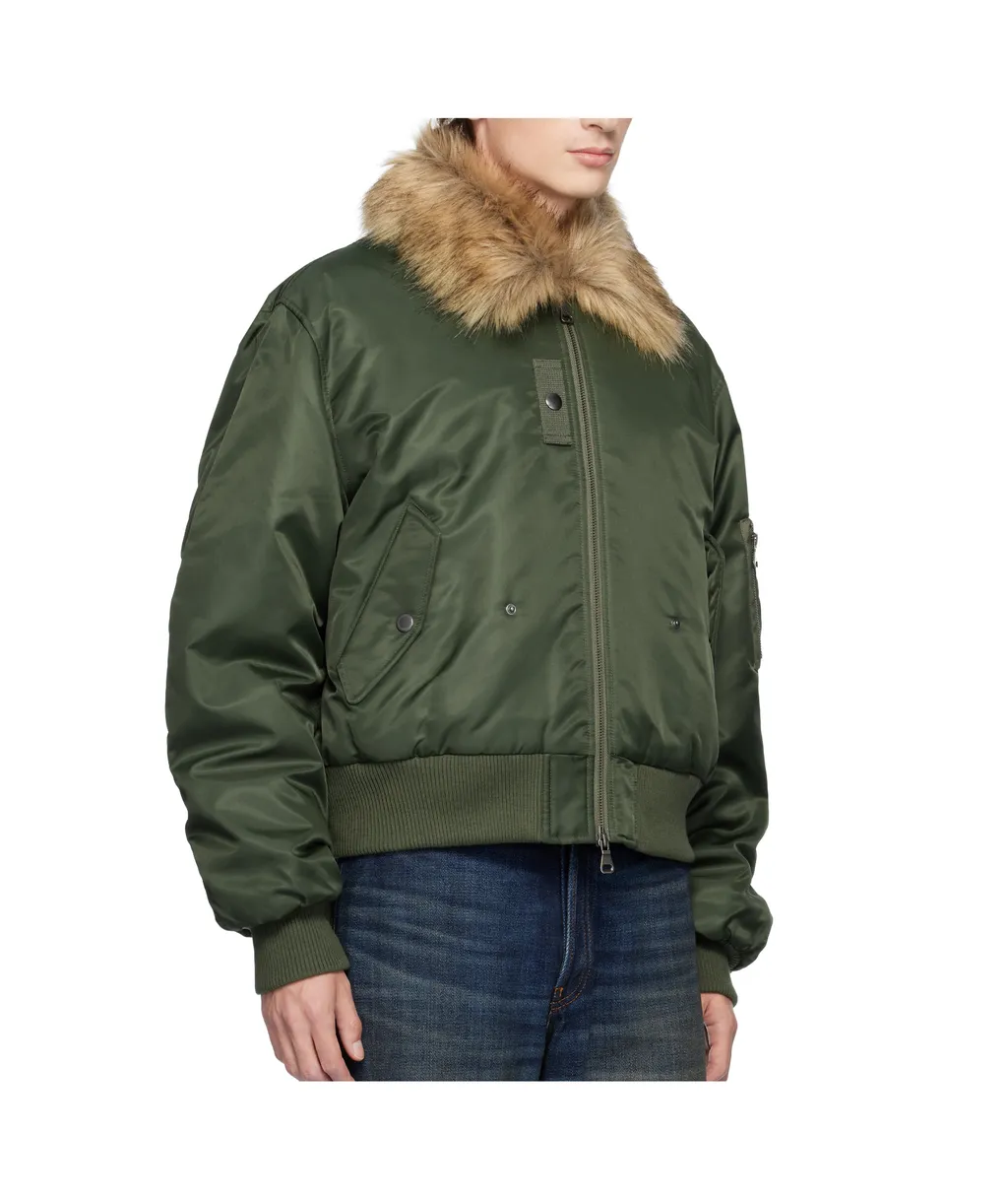Fur Collar Ma-1 Pilot Jacket