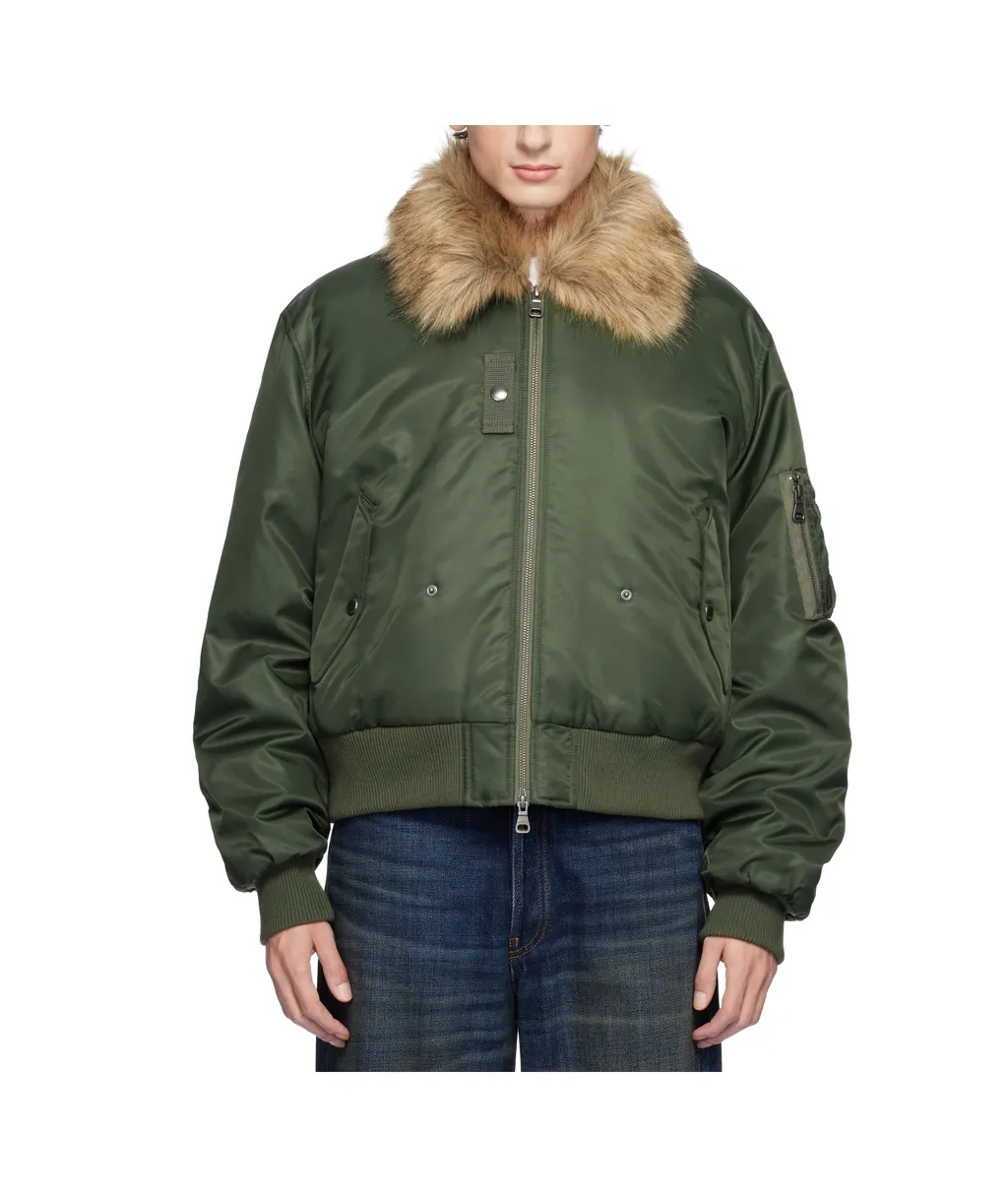 Fur Collar Ma-1 Pilot Jacket