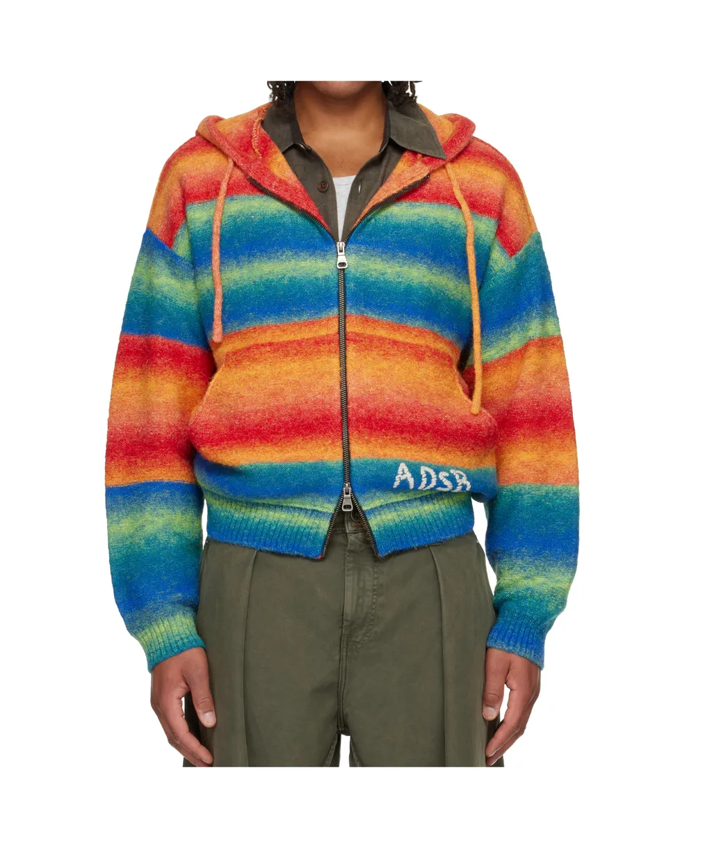Gradient Zipper Hoodie