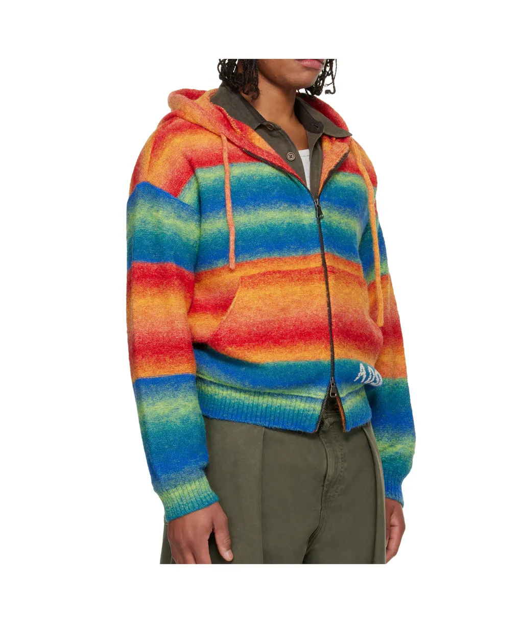 Gradient Zipper Hoodie