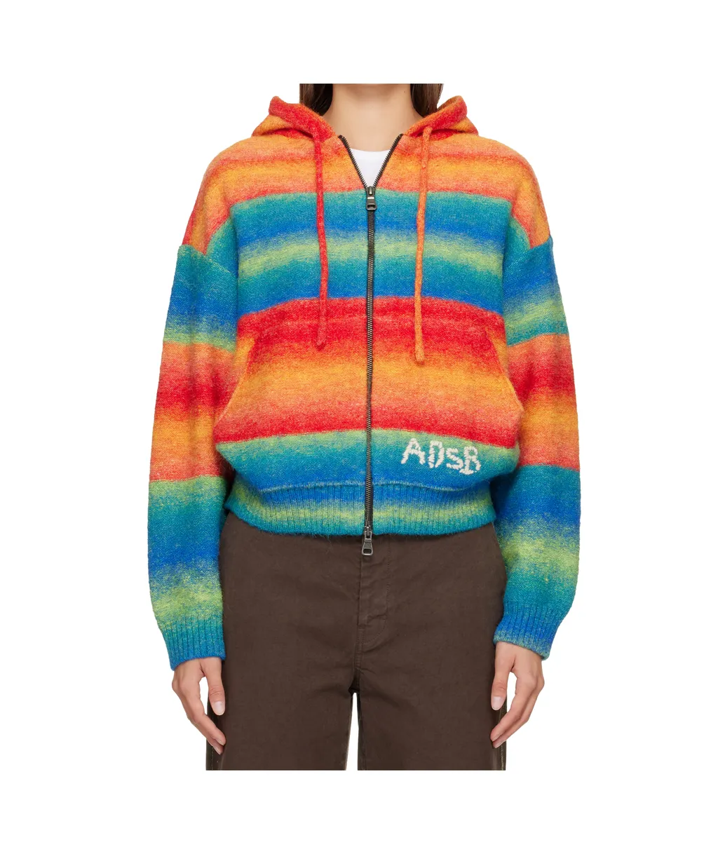 Gradient Zipper Hoodie