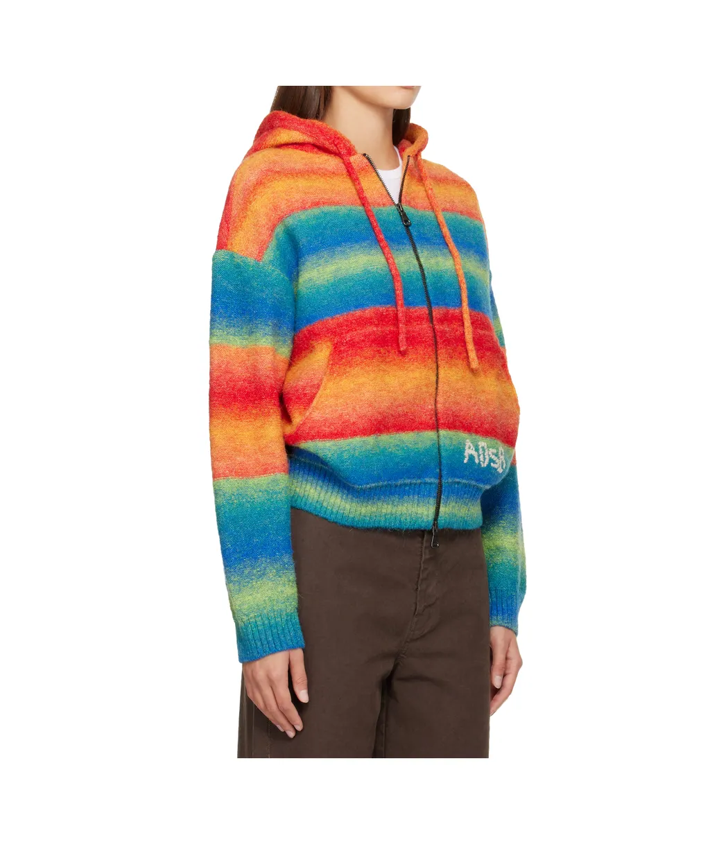Gradient Zipper Hoodie