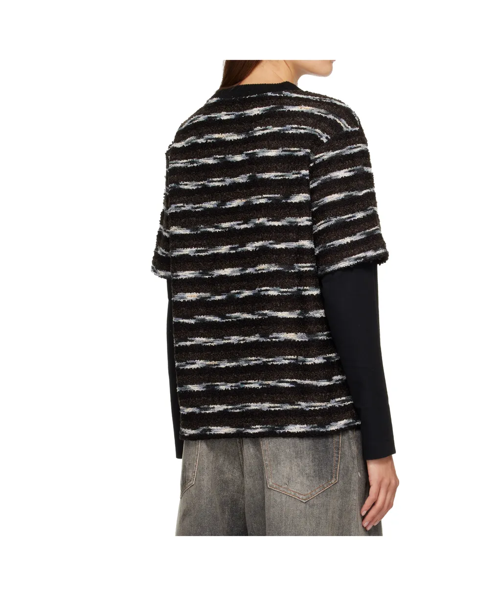 Striped Layered Sweater