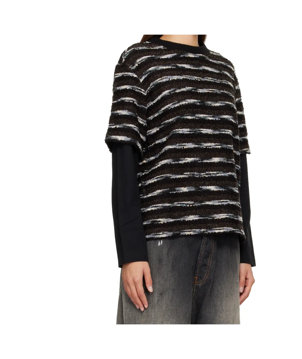 Striped Layered Sweater