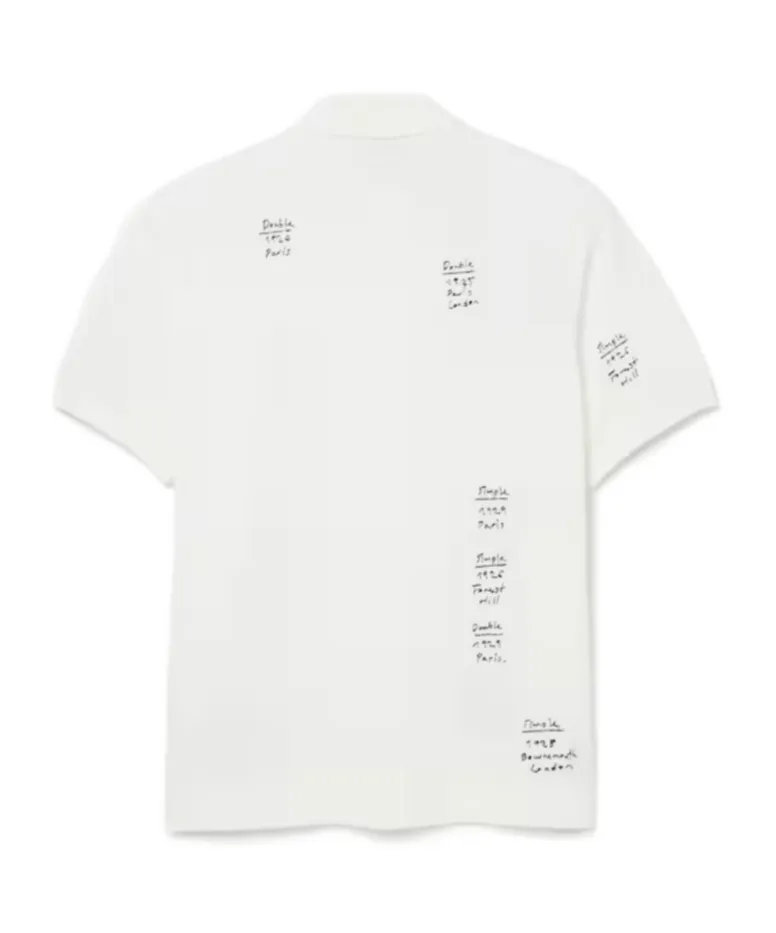 Runway Loose Fit Graphic Piqué Polo Shirt