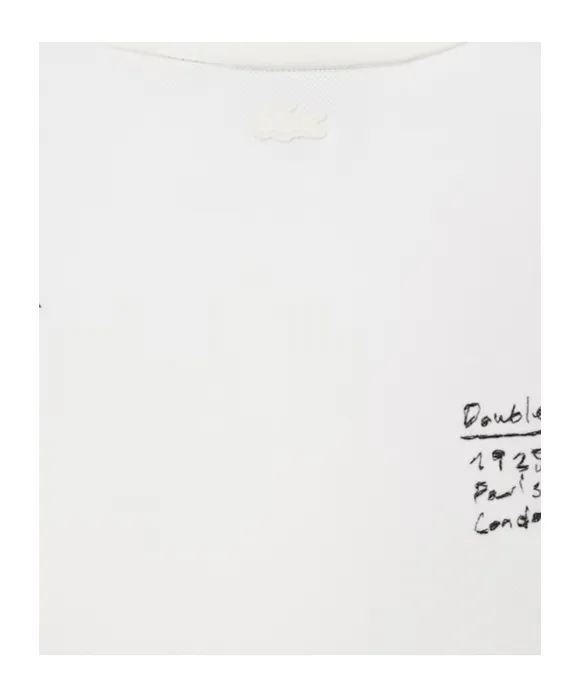Runway Loose Fit Graphic Piqué Polo Shirt