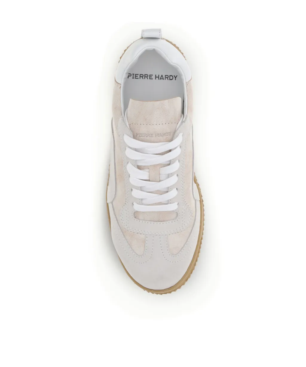 Pierre Hardy Suede Lace-Up Sneakers