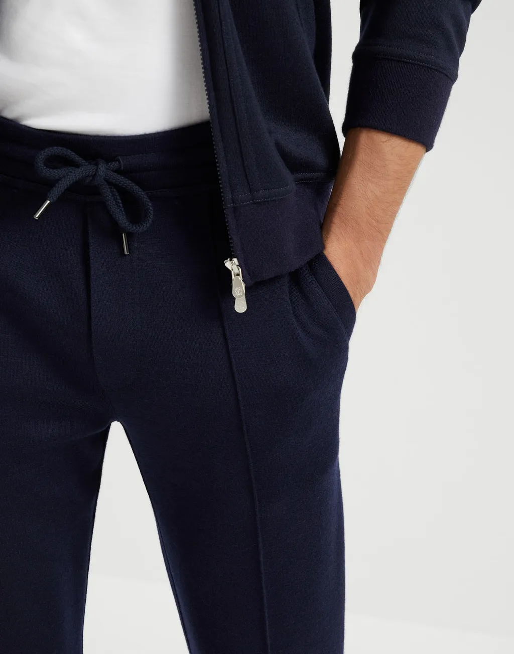 Brunello Cucinelli Elastic Drawstring Waist Pants
