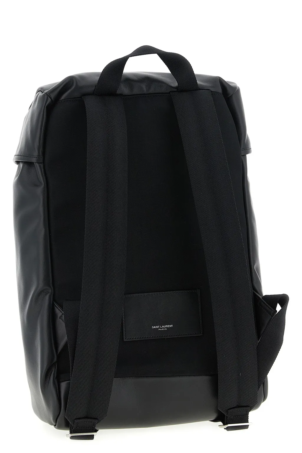 Saint Laurent Logo Printed Buckle Fastening Backpack