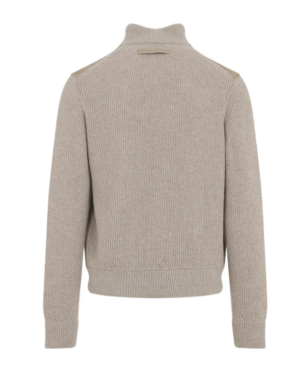 Panelled Cardigan