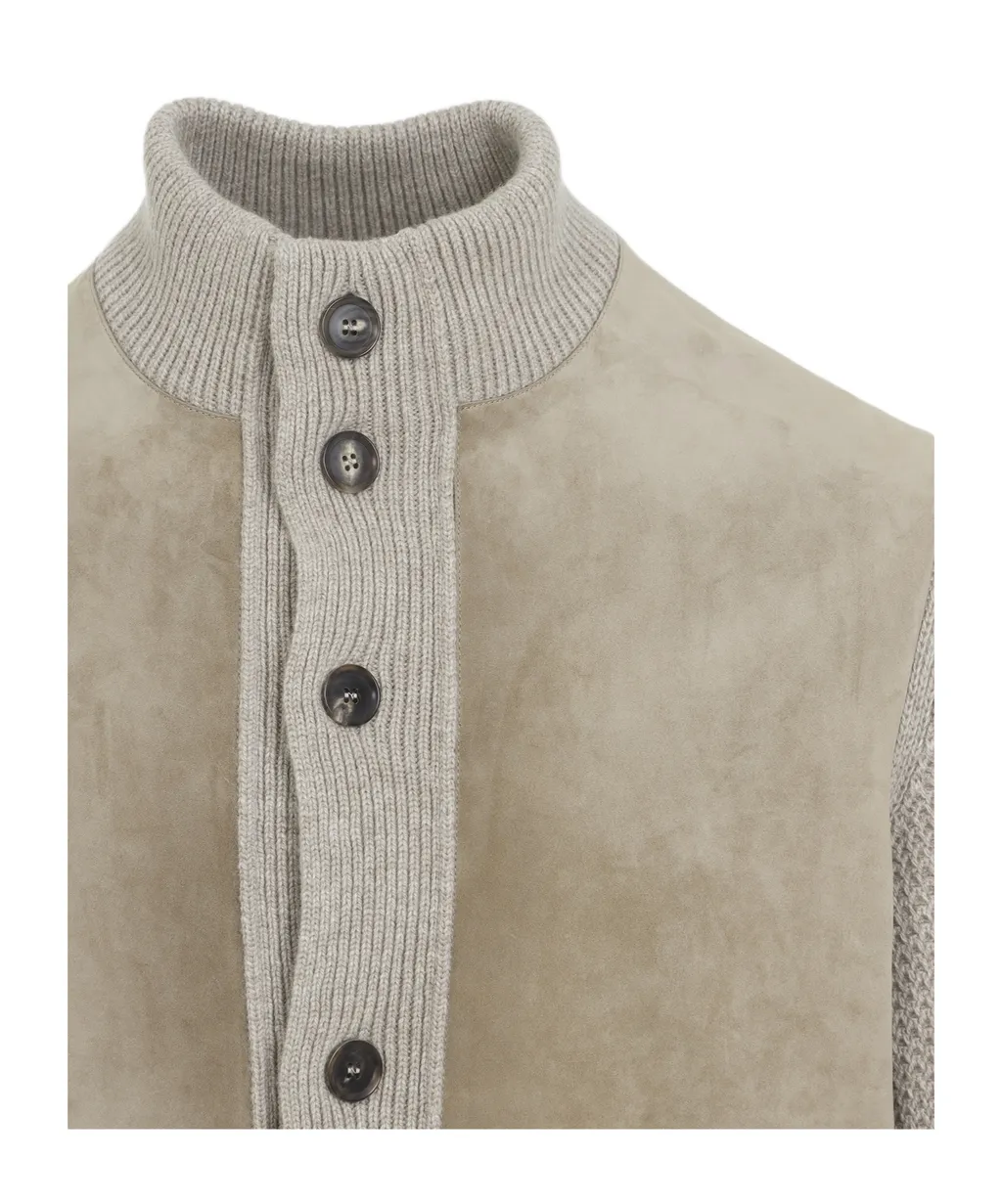 Panelled Cardigan