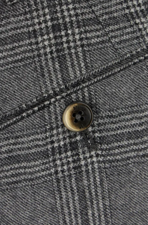 Plaid Straight-Leg Casual Pants