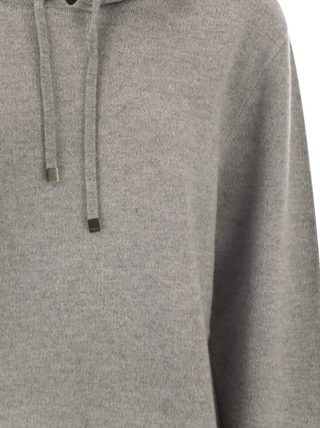 Peserico Hooded Wool-Cashmere Sweater