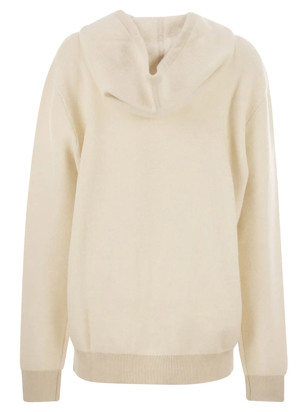 Peserico Hooded Wool-Cashmere Sweater