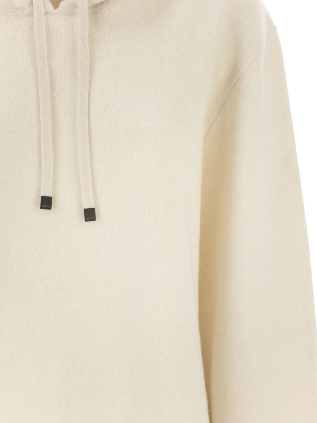 Peserico Hooded Wool-Cashmere Sweater