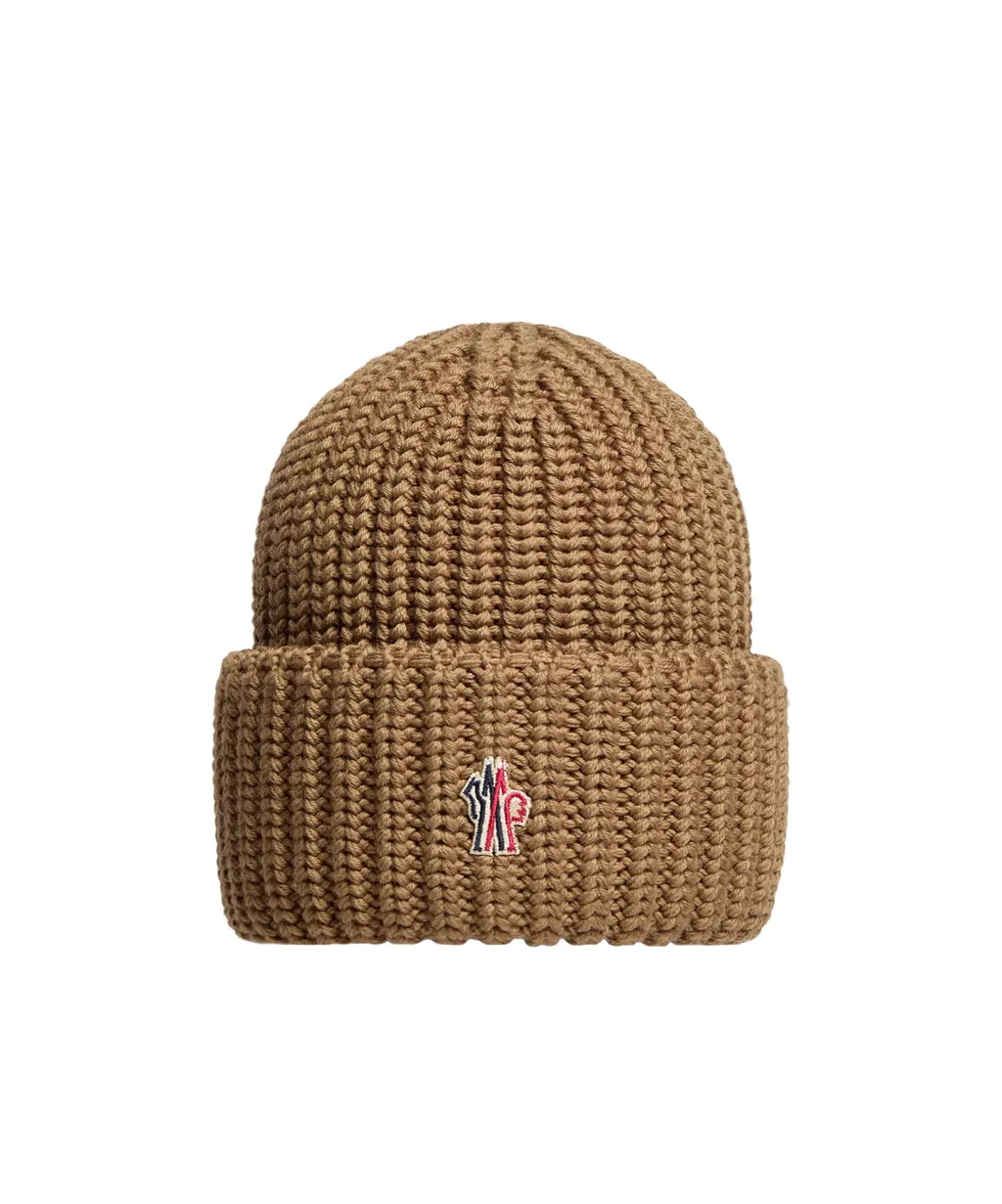 Moncler Grenoble Logo Embroidered Beanie