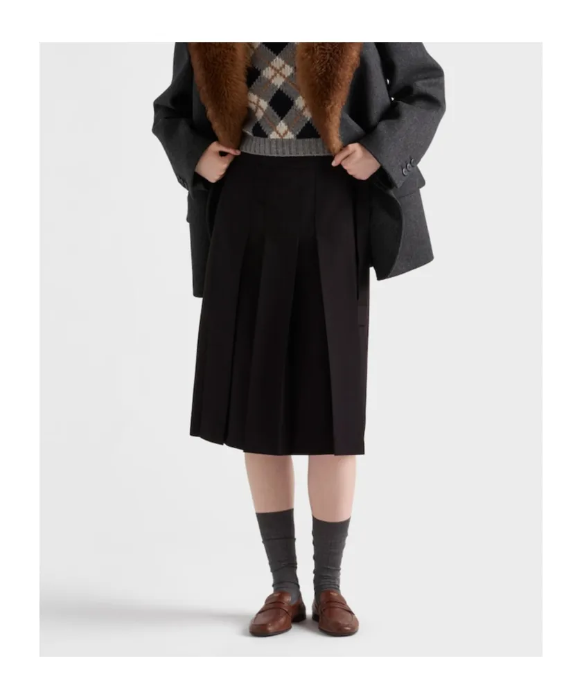 Side Zipper Skirt
