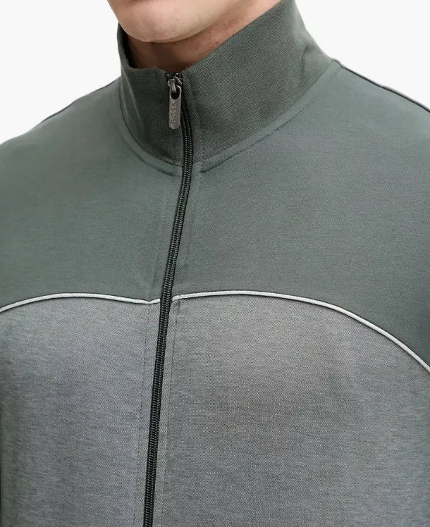 Zip Panelled Sweatshirt