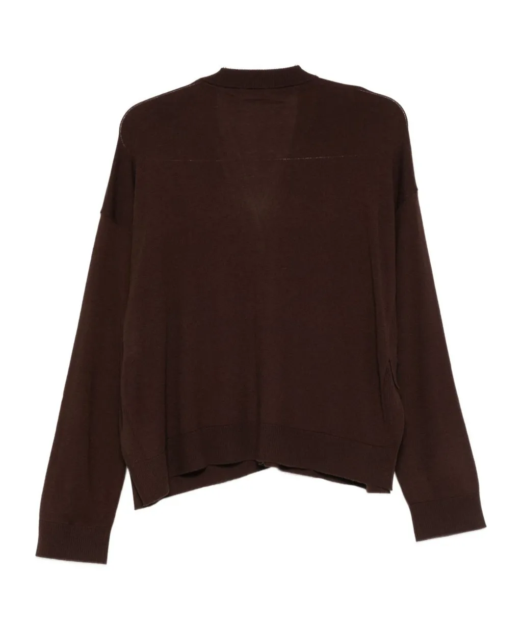 Patch-Pockets Cardigan