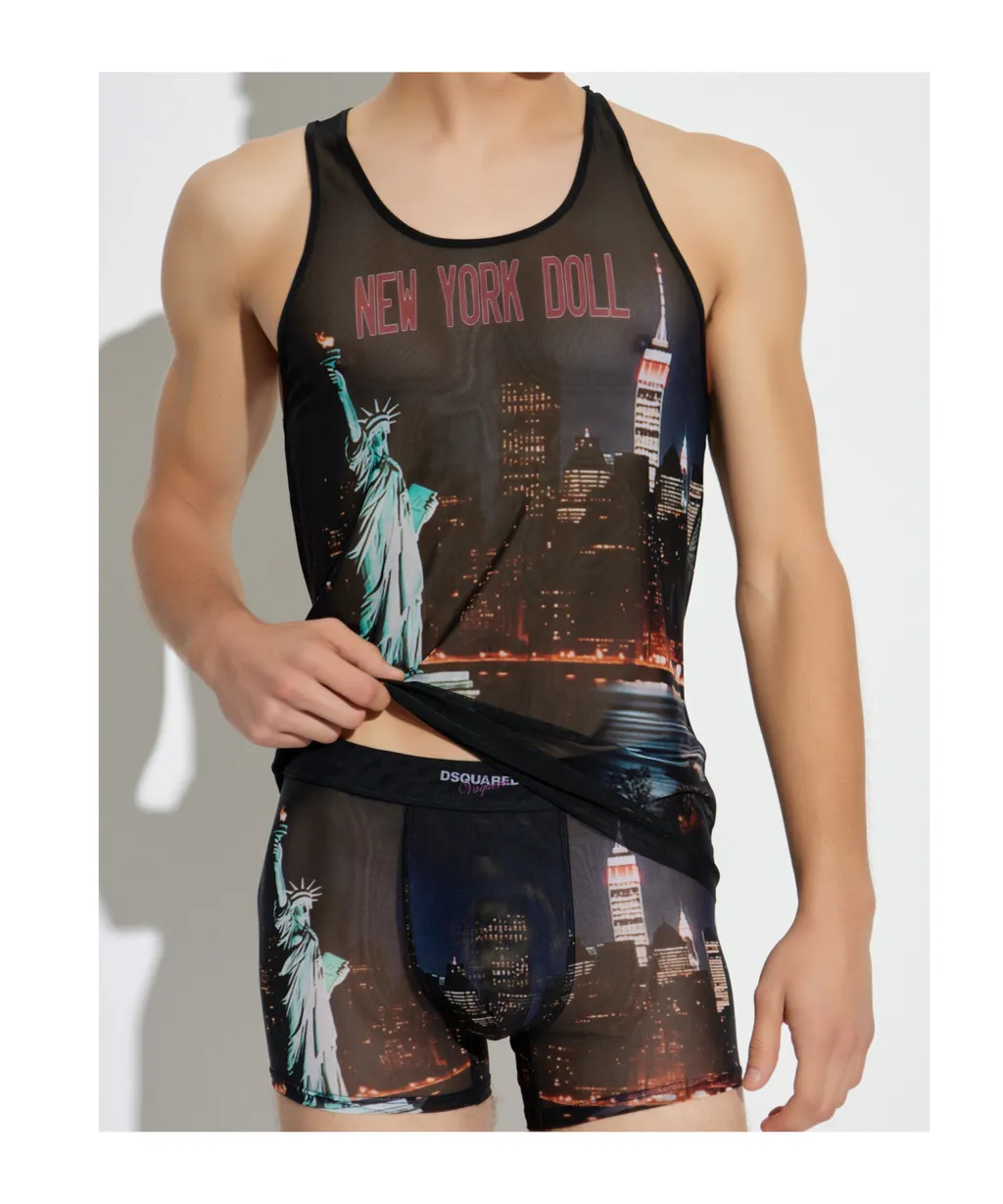 Crew Neck Vest