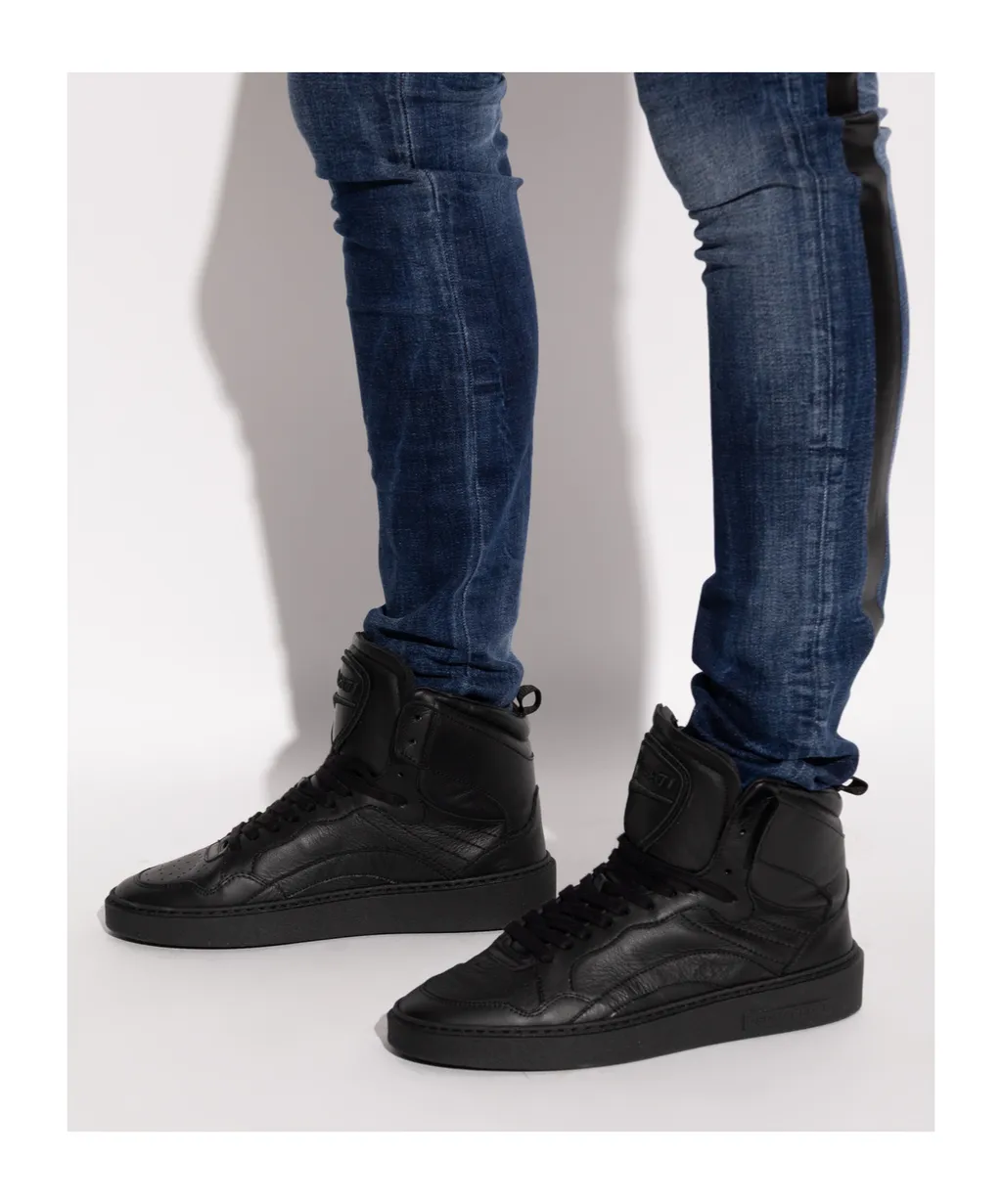 Dsquared2 X Ducati Lace-Up Mid-Top Sneakers