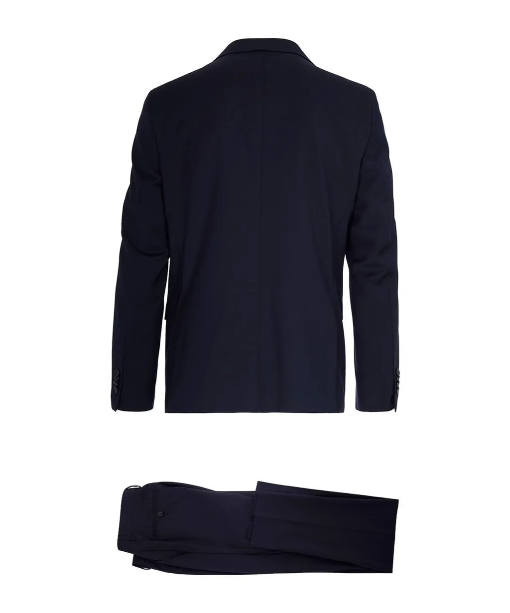 Notched-Lapel Single-Breasted Suit