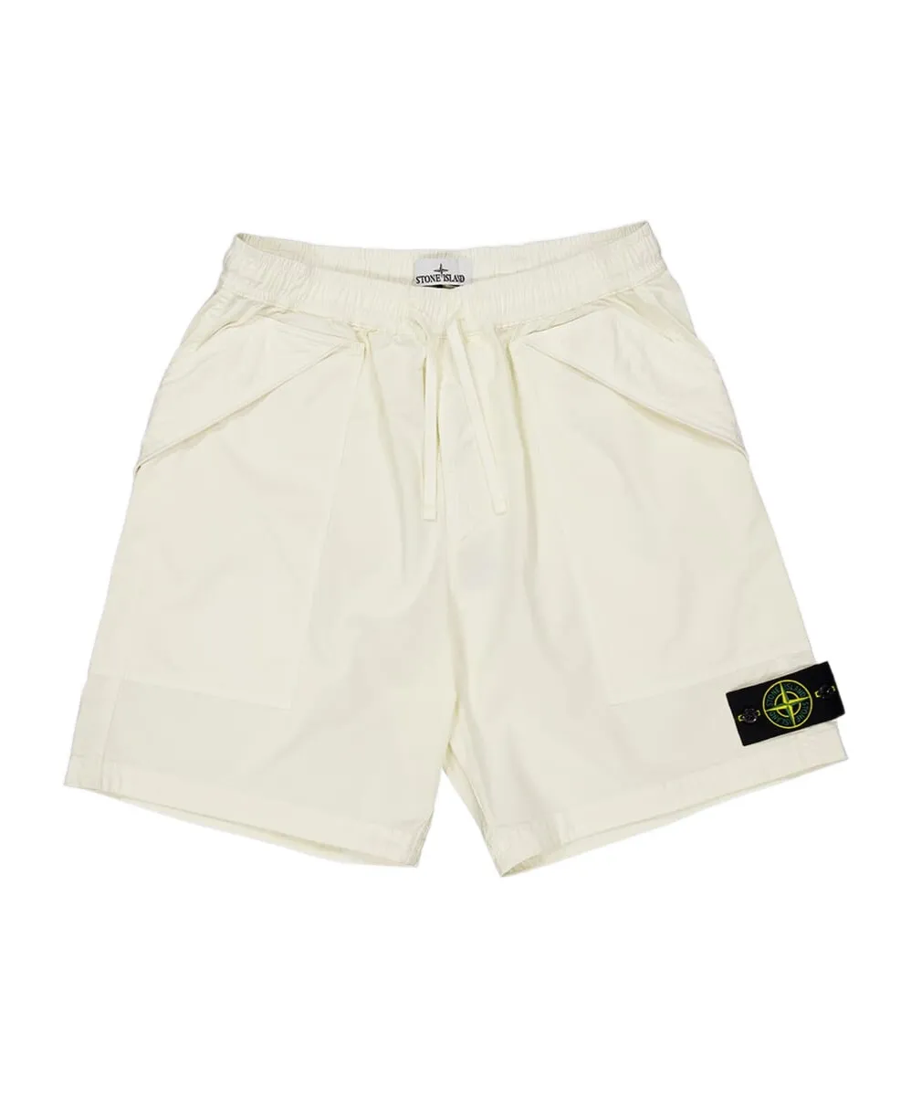 Stone Island Logo Patch Bermuda Shorts