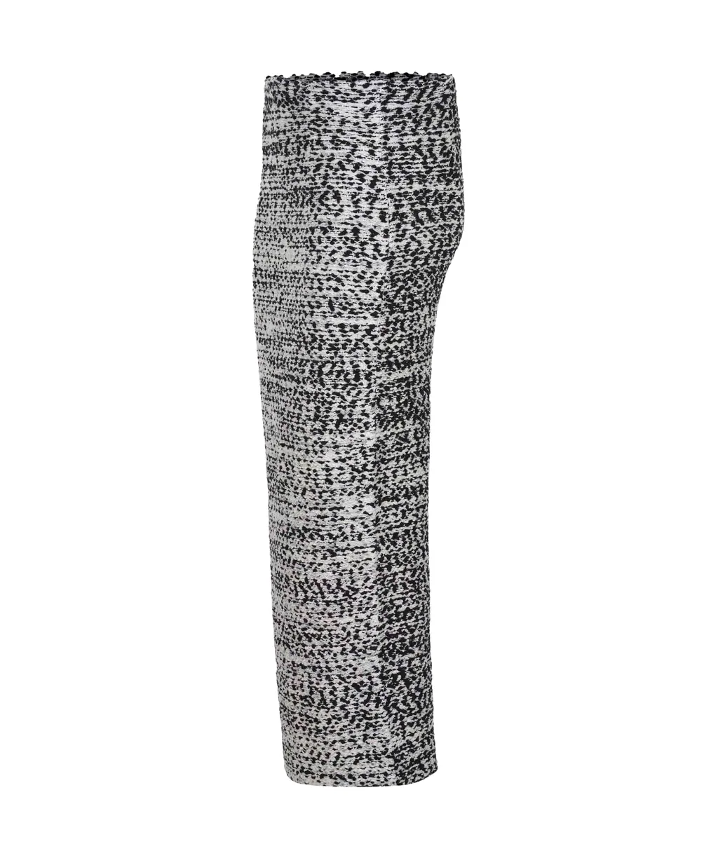 Back Slit Midi Skirt
