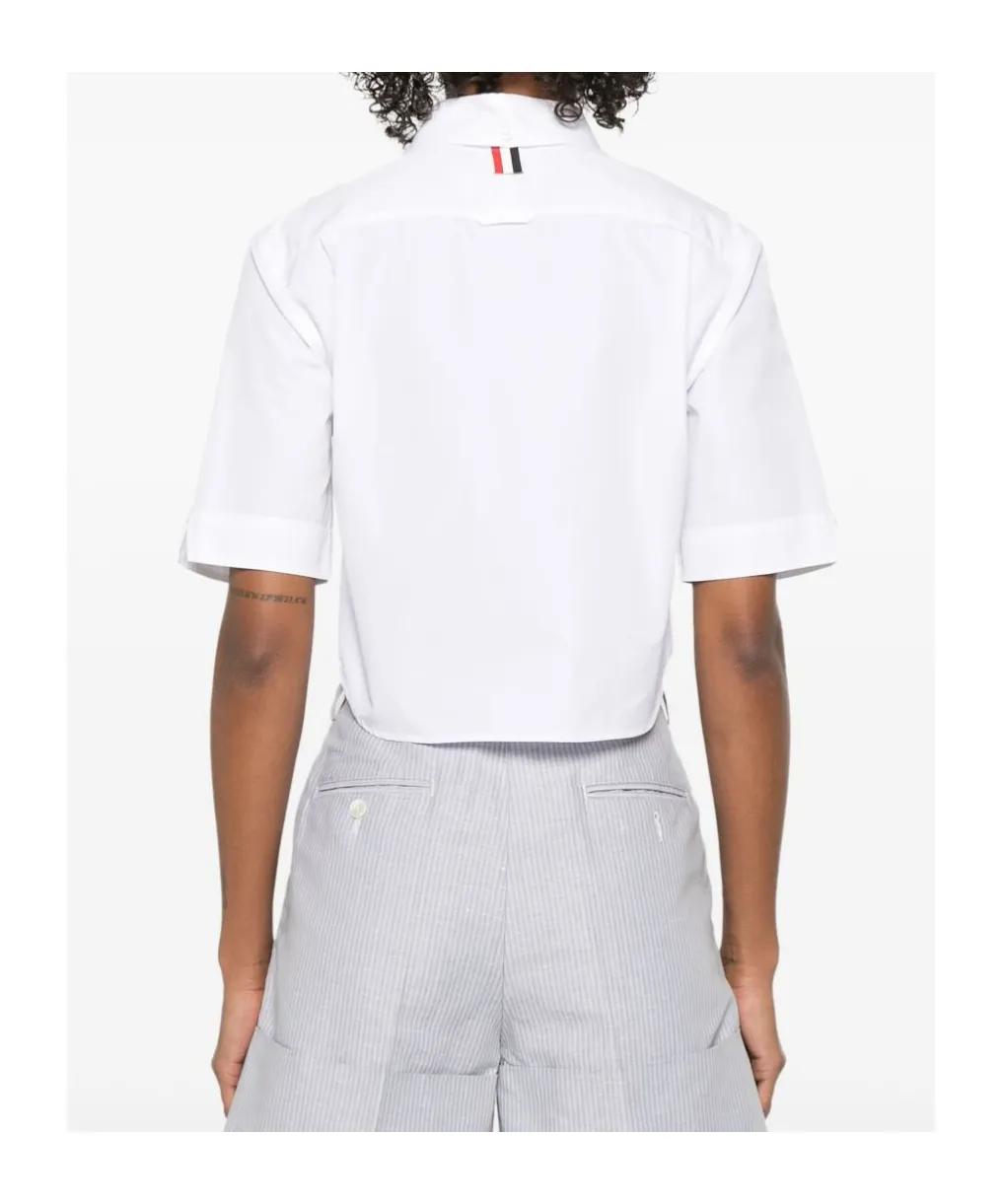 Cotton Cropped Shirt