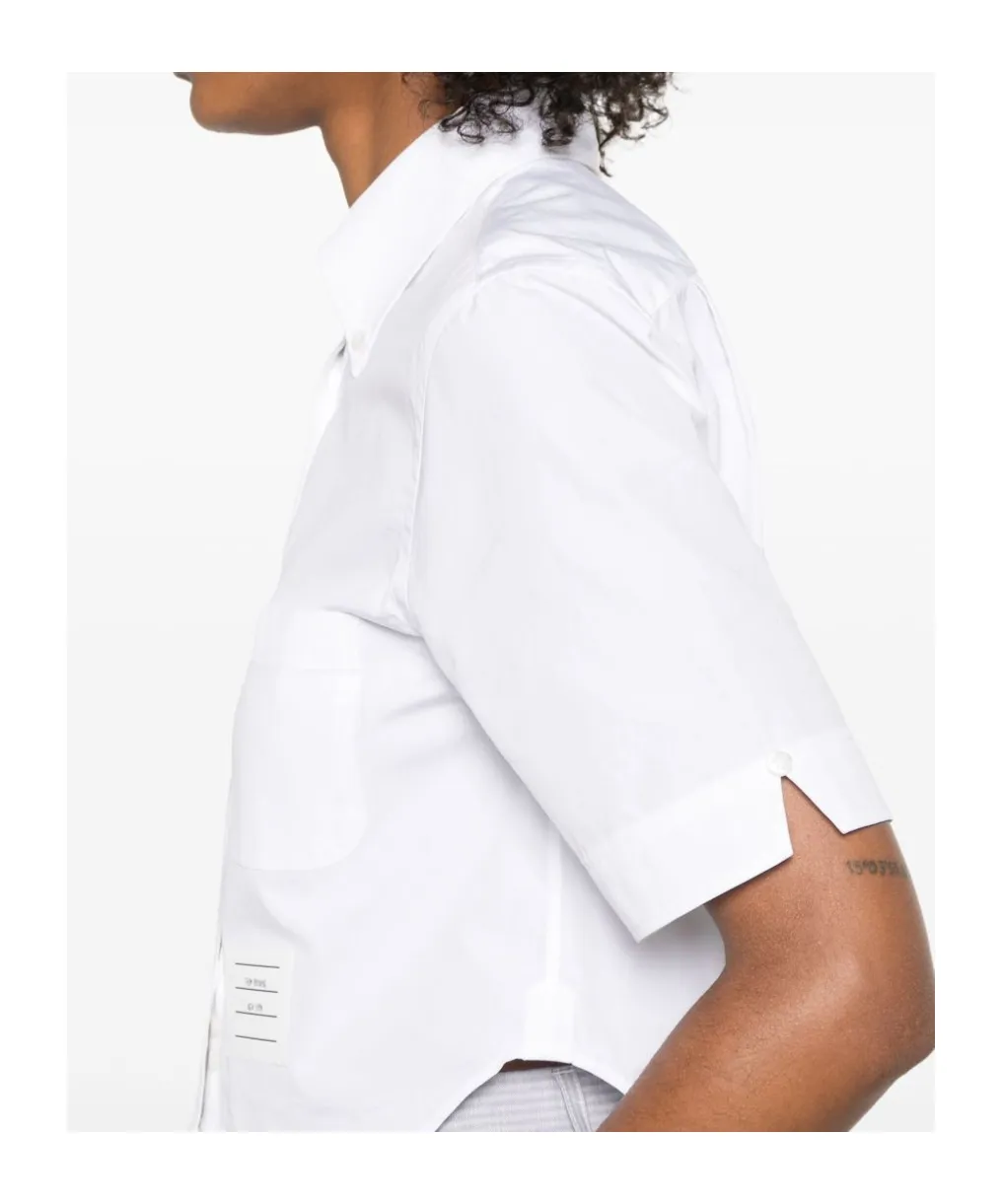 Cotton Cropped Shirt