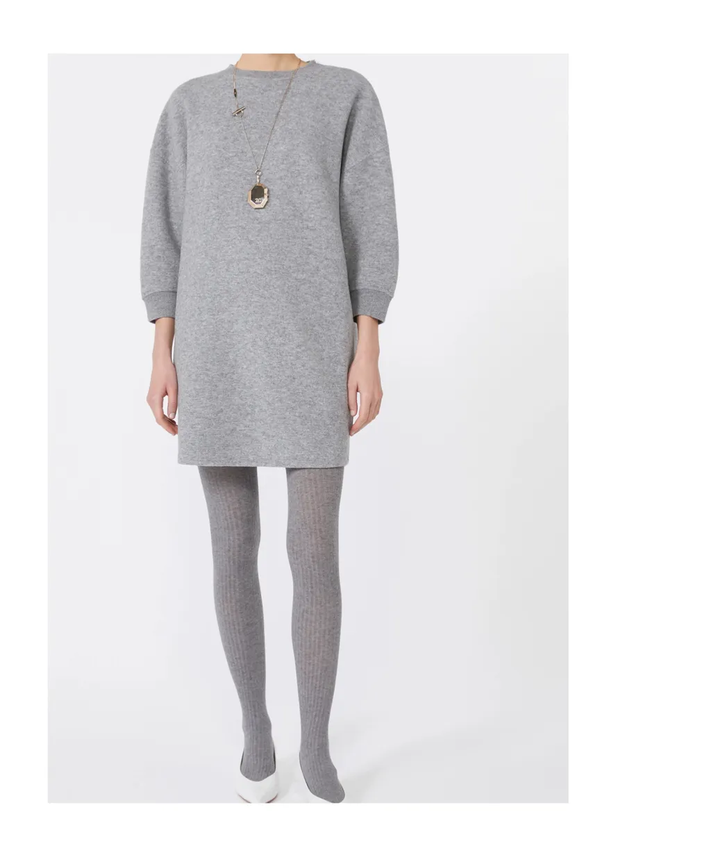 Short, Wool And Cashmere Jersey Dress