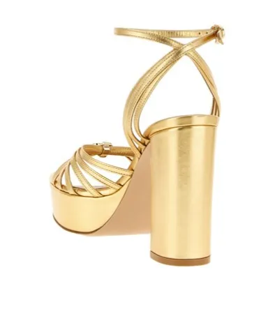 Gianvito Rossi Ankle Strapped Rita Sandals