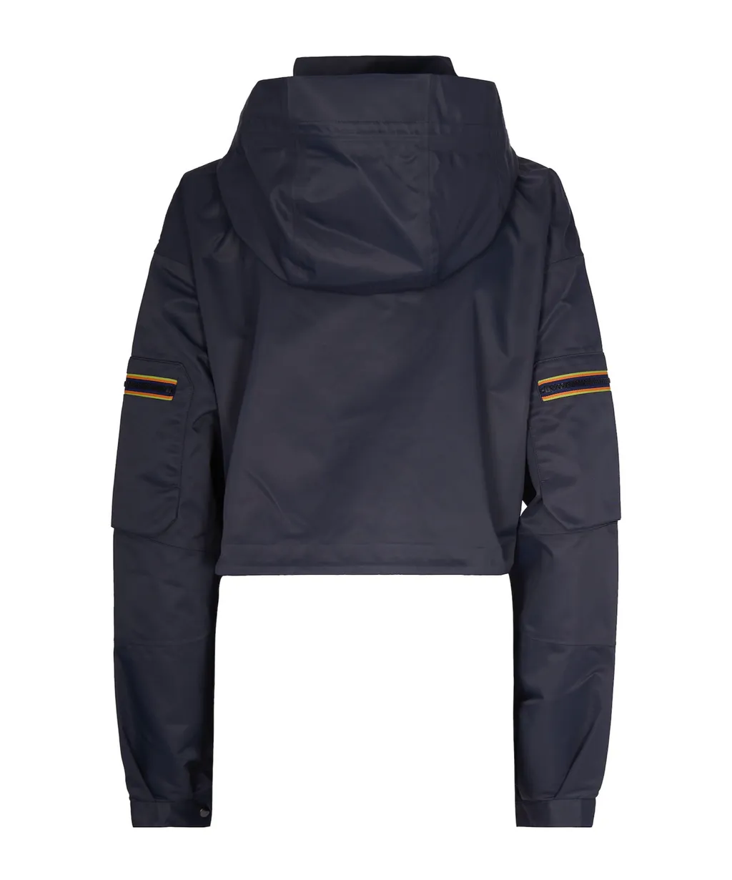 K-Way Jaxie Tech Shiny Twill Short Water-Resistant Jacket