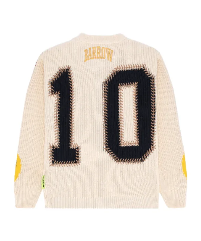 Number-Applique Sweater