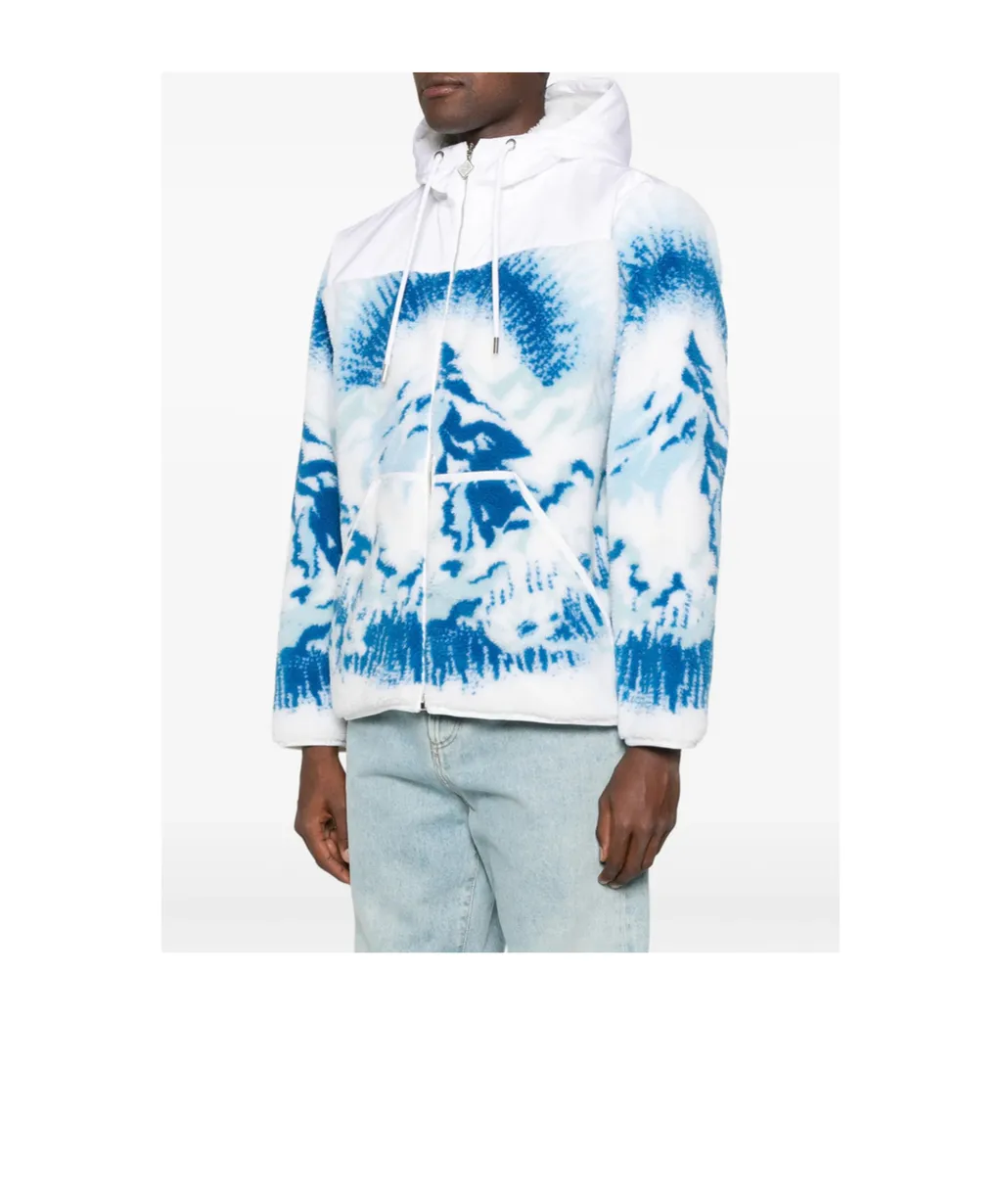 Printed Hooded Casual Jacket