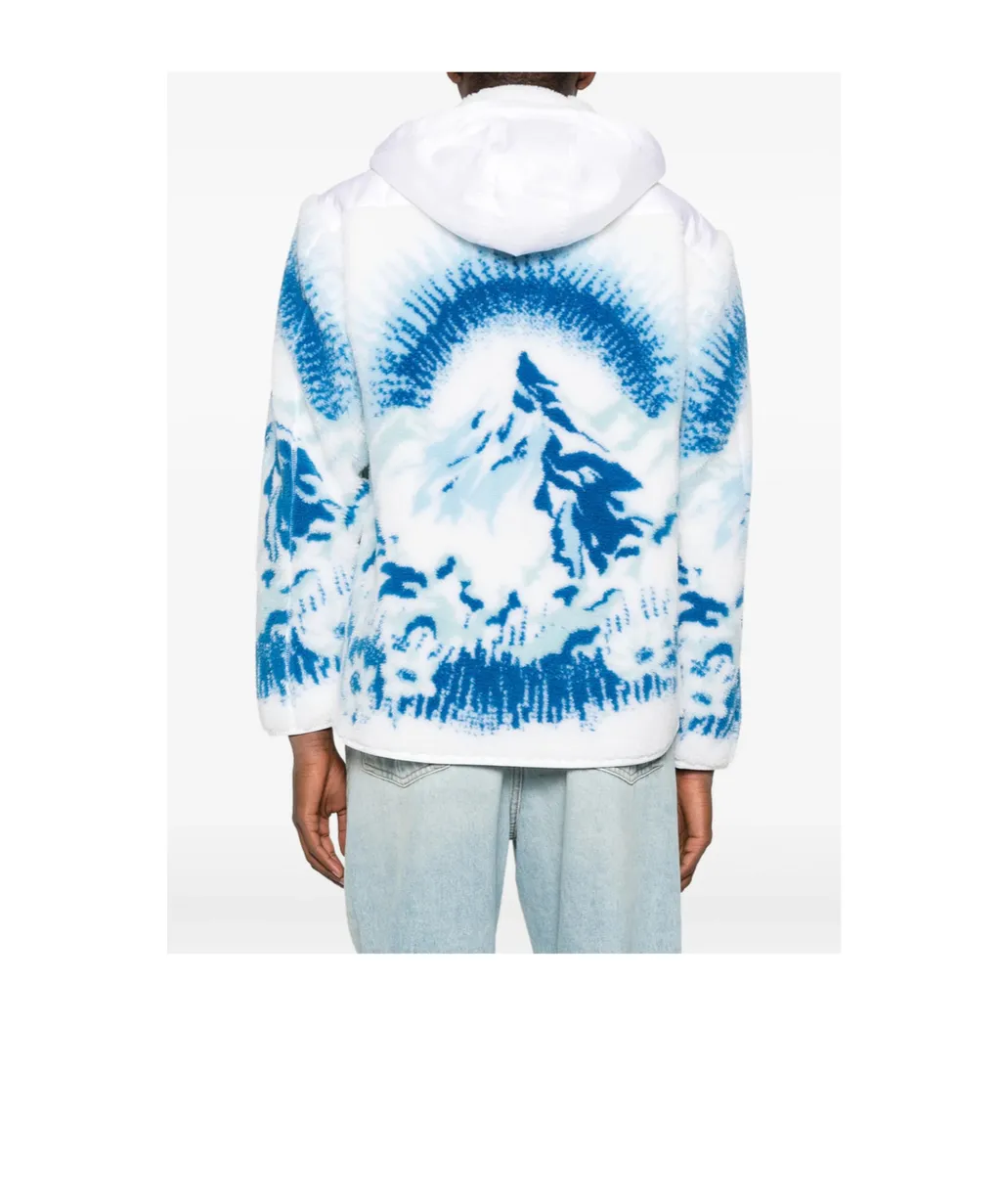Printed Hooded Casual Jacket