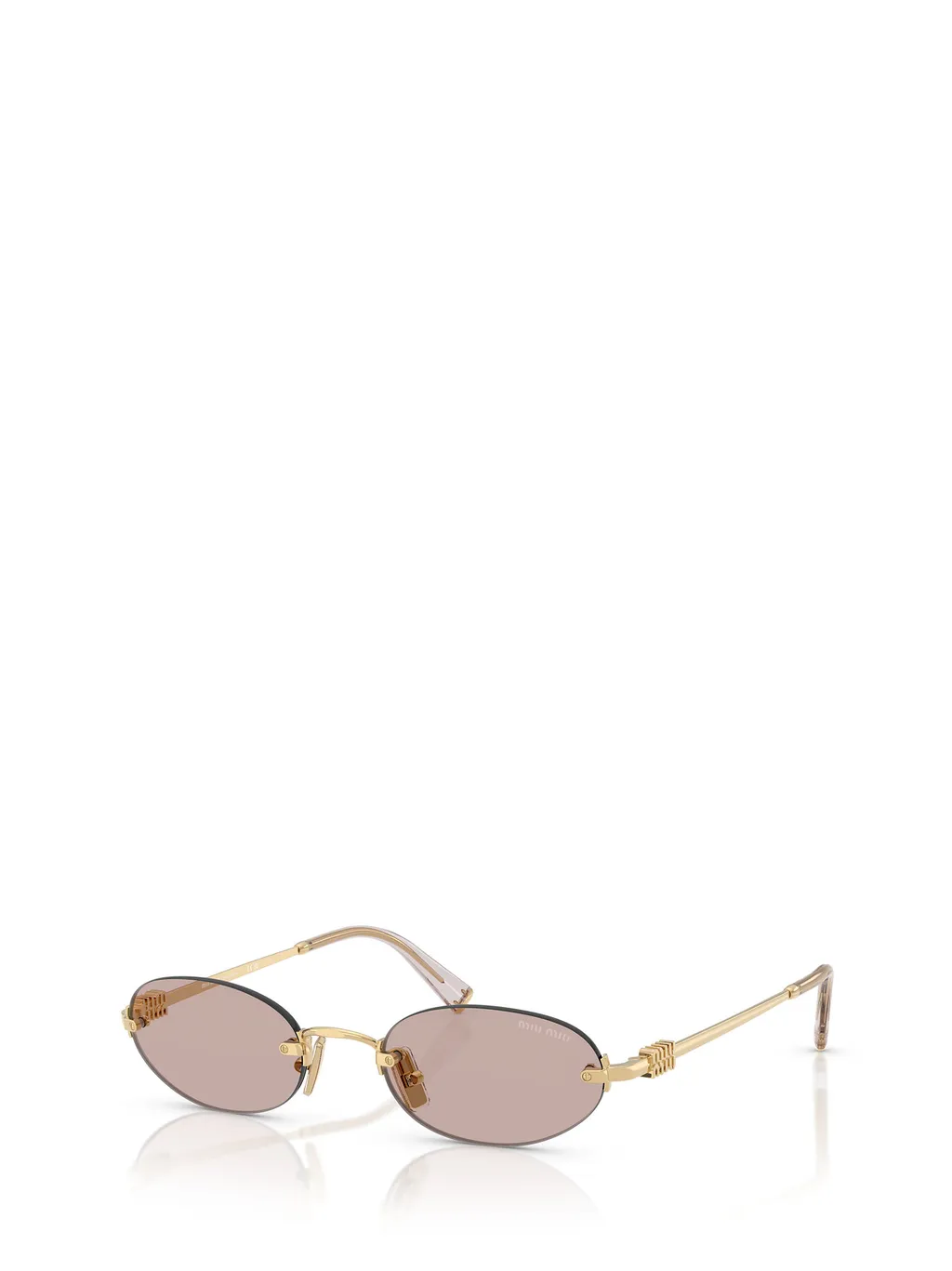 Miu Miu Eyewear Oval Frame Sunglasses