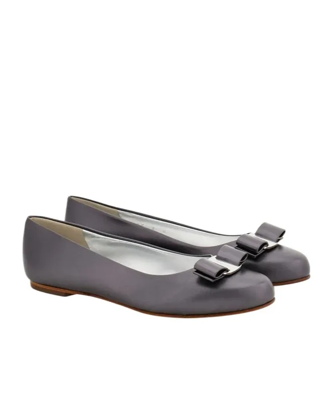 Ferragamo Varina Bow Ballet Flat Shoes