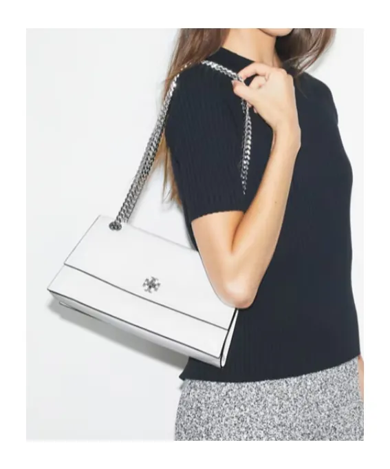 Tory Burch Kira Turnlock Chain-Link Shoulder Bag