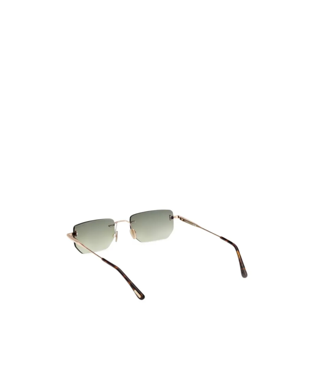Tom Ford Eyewear Rectangle-Frame Sunglasses