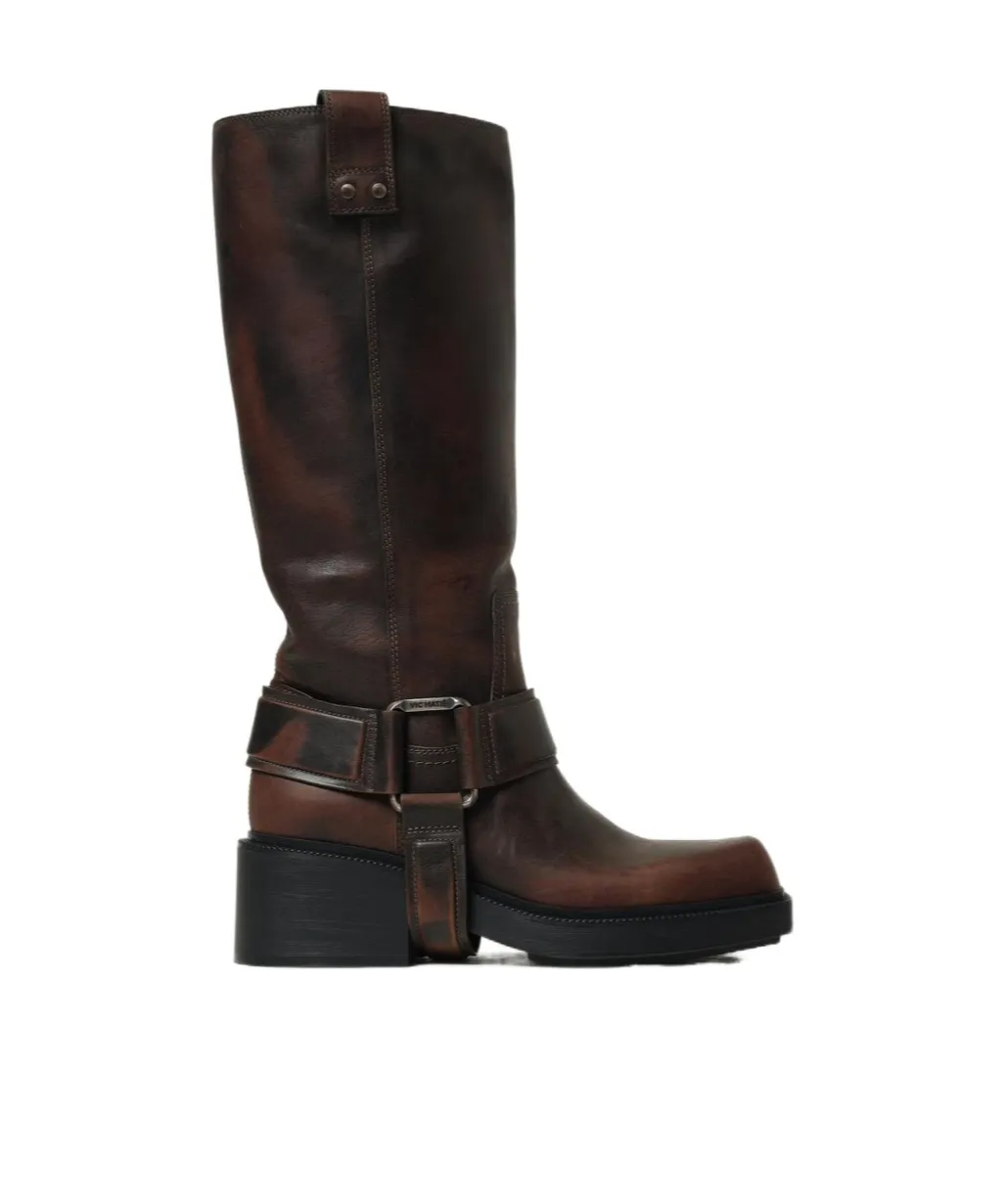 Vic Matie Square-Toe Saddle Boots
