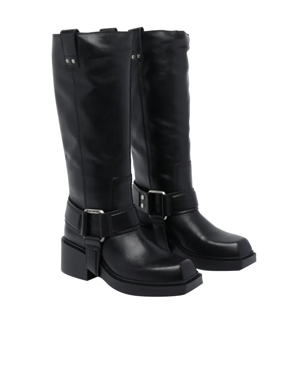 Vic Matie Sleek Knee-High Boots